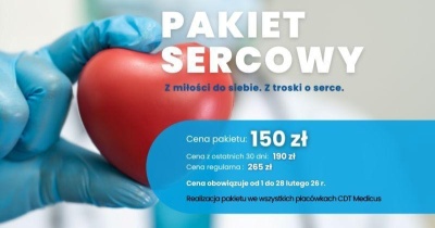 Pakiet Sercowy CDT Medicus w lutym