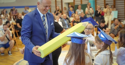 Słonecznie powitali szkołę 