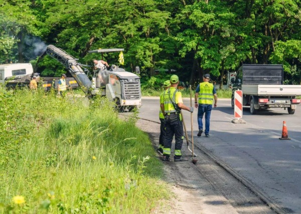 Ruszyły remonty i naprawy dróg w gminie Polkowice