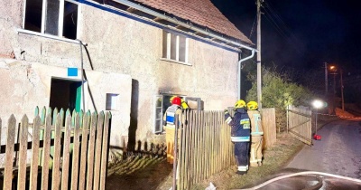 Tragedia w powiecie złotoryjskim. Zwęglone zwłoki w domu
