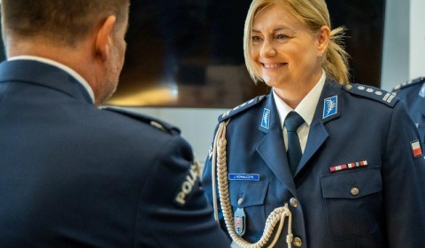 Inspektor Justyna Kowalczyk na czele lubińskiej policji