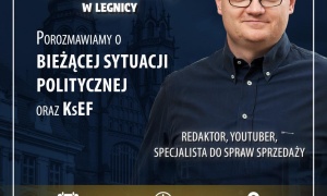 Radek Pogoda przyjedzie do Legnicy. Będzie okazja do rozmowy o polityce i nie tylko