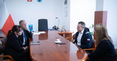 Wojewoda A.Jurkowski z wizytą w gminie Rudna