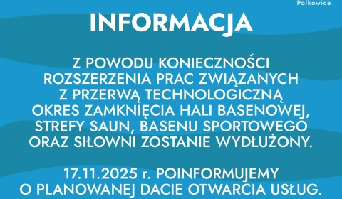 Aquapark w Polkowicach wciąż nieczynny. A wyremontowano go za 100 mln zł