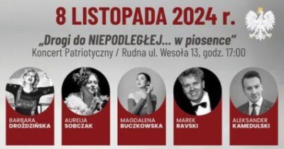 Wyjątkowy koncert patriotyczny w Rudnej