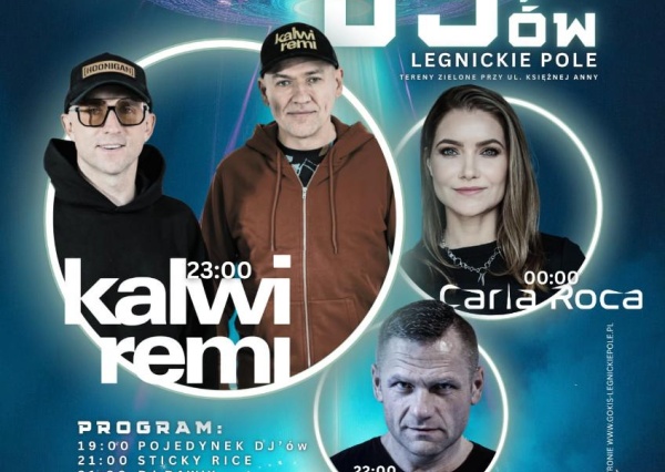 Gwiazdy kliubowej muzyki po raz czwarty w Legnickim Polu. Eksplozja muzy i kolorów da piorunujący efekt!