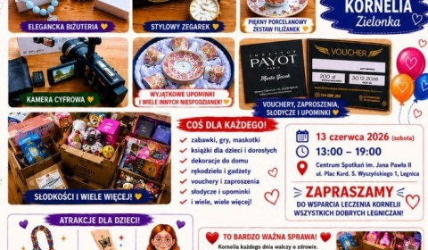 Wielki Kiermasz Charytatywny dla Kornelii