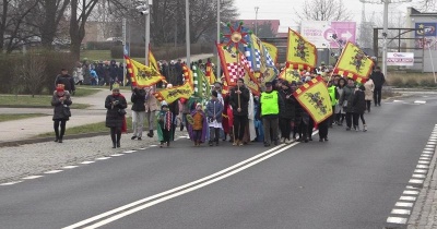 Orszak Trzech Króli w Polkowicach. Z kościoła do rynku