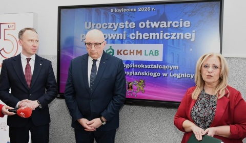 KGHM LAB w 2.LO już otwarty! Nowa pracownia powstała dzięki Polskiej Miedzi (FOTO)