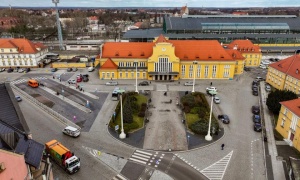 Zmiana organizacji ruchu przed dworcem kolejowym w Legnicy 