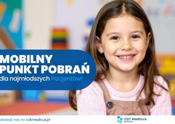 Mobilny punkt pobrań CDT Medicus - dla najmłodszych pacjentów!
