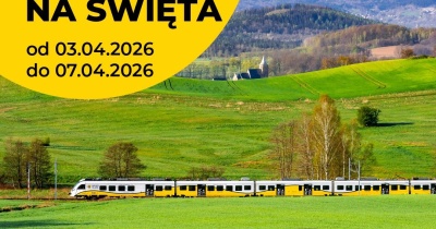 Dolnośląski Bilet Weekendowy dłużej ważny w Wielkanoc