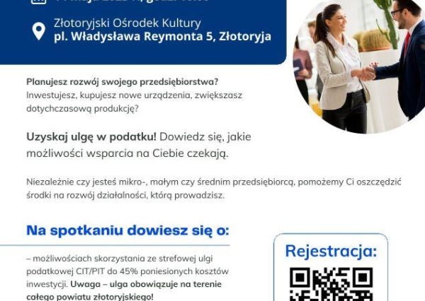 Biznes bez tajemnic – spotkanie dla przedsiębiorców w Złotoryi już 14 maja
