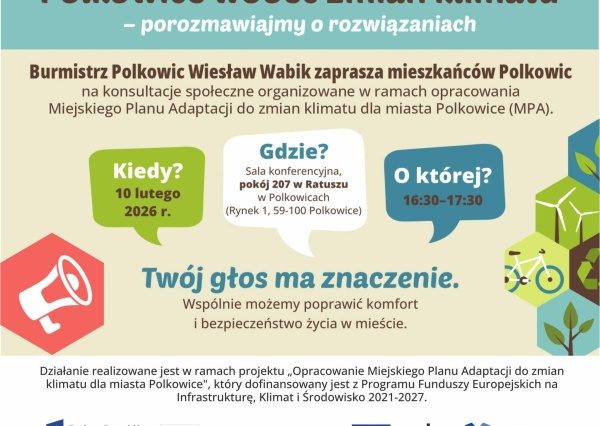 W Polkowicach chcą porozmawiać o zmianach klimatu 