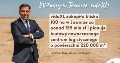 Kolejny wielki inwestor w Jaworze! vidaXL kupuje 100 hektarów