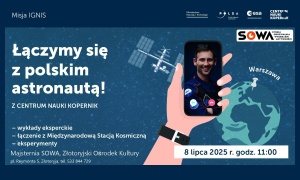 Kosmiczna lekcja na żywo. Złotoryja połączy się na żywo w 13. dniu misji ze Sławoszem Uznańskim-Wiśniewskim