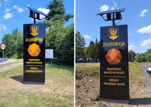  Świecą się, błyszczą i witają złotem – oto nowe złotoryjskie witacze 