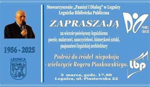 Wieczór poświęcony Rogerowi Piaskowskiemu