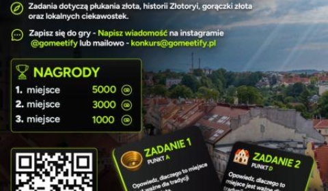 Zapraszamy do gry terenowej „Złote Punkty” - wyjątkowa przygoda przed Mistrzostwami Europy w Płukaniu Złota 2026