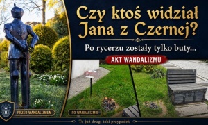 Zniknął legendarny rycerz! W Bolkowie zostały po nim tylko buty