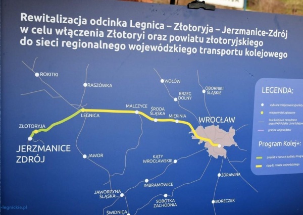 Samorządowcy apelują o kolei do Złotoryi. Minister R.Kropiwnicki 