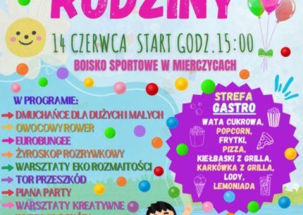 W Mierczycach odbędzie się Gminny Dzień Rodziny