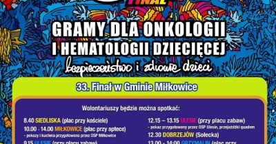 33. Finał WOŚP w Gminie Miłkowice!