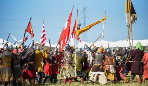 Legnickie Pole: Inscenizacja bitwy pod Legnicą, minęło 785 lat (FOTO cz.1)