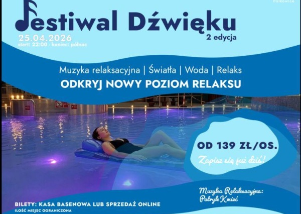 Festiwal Dźwięku po raz drugi w Aquaparku Polkowice