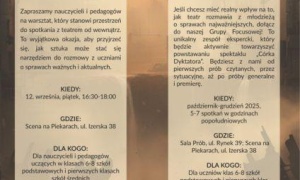 W teatrze masz głos! – nowa premiera spektaklu dla młodzieży