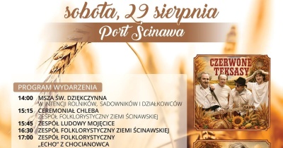 Dożynki w Ścinawie. Port znów zamieni się w wielką scenę tradycji i wspólnej zabawy