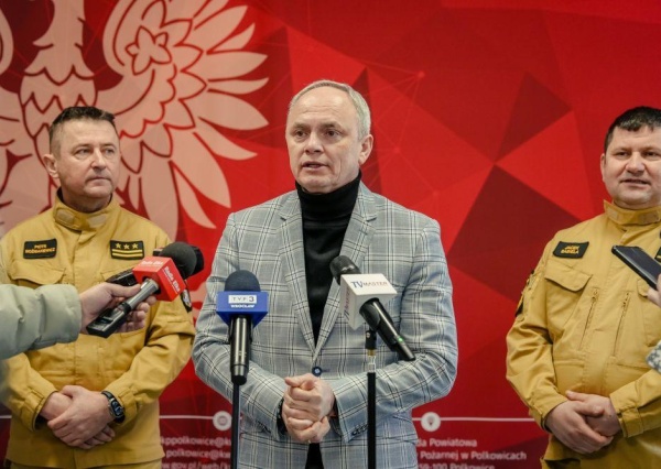 W Polkowicach strażacy nie zawiedli przy pożarze dyskontu (FOTO)