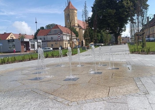 Fontanna zdobi zrewitalizowane centrum Przemkowa