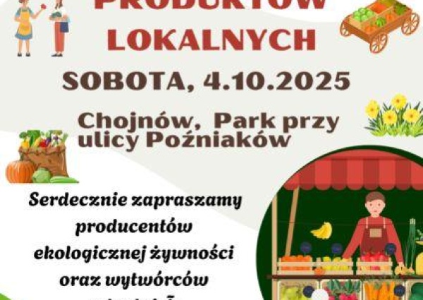 Zapraszamy na Powiatowe Targi Produktów Lokalnych do Chojnowa