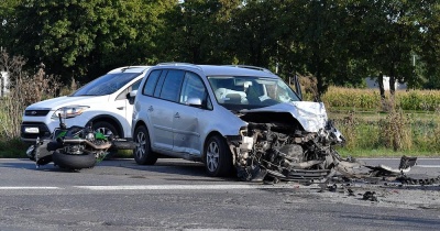 Tragedia na drodze pod Małuszowem (FOTO)