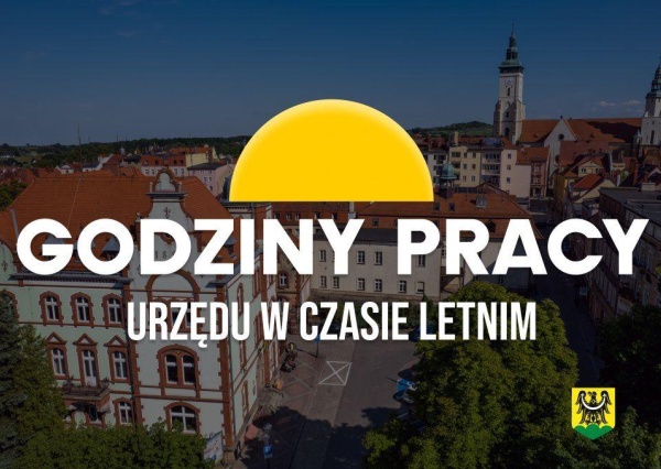Zmiana godzin pracy Urzędu Miejskiego w Złotoryi w okresie letnim