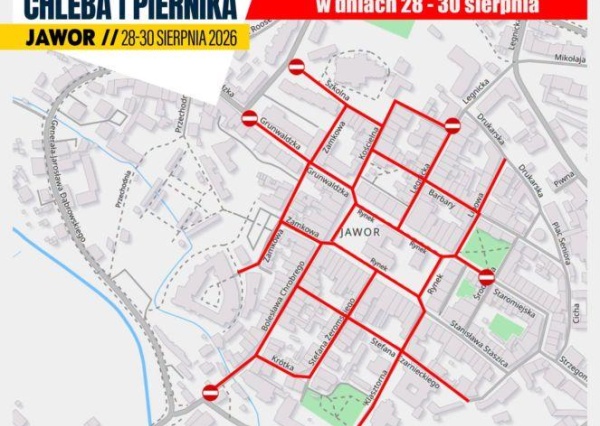 Zmiana organizacji ruchu w Jaworze