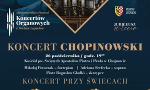 Zapraszamy na Festiwal Koncertów Organowych – Koncert Chopinowski w Legnickim Polu i Chojnowie