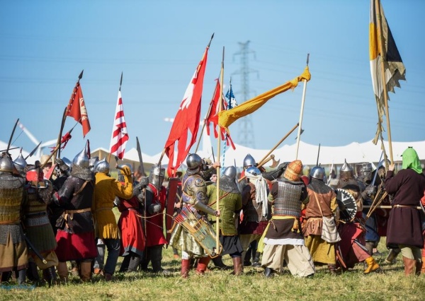 Legnickie Pole: Inscenizacja bitwy pod Legnicą, minęło 785 lat (FOTO cz.1)