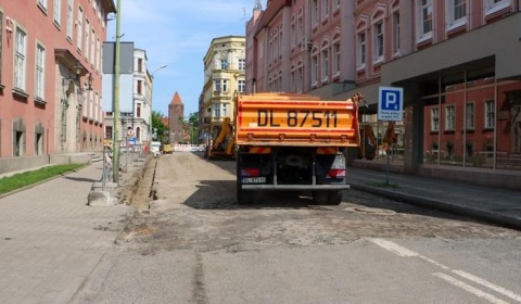 Trwa przebudowa ul. Gwarnej i Złotoryjskiej. Zmiana organizacji ruchu