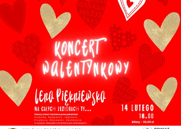 Koncert Walentynkowy w wykonaniu Leny Piękniewskiej z kwartetem instrumentalnym