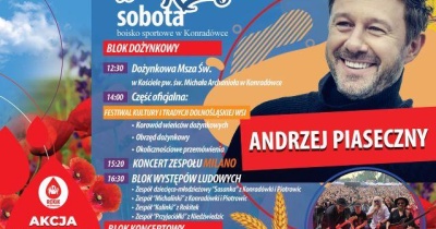 Wójt Gminy Chojnów zaprasza na Dożynki Gminne w Konradówce
