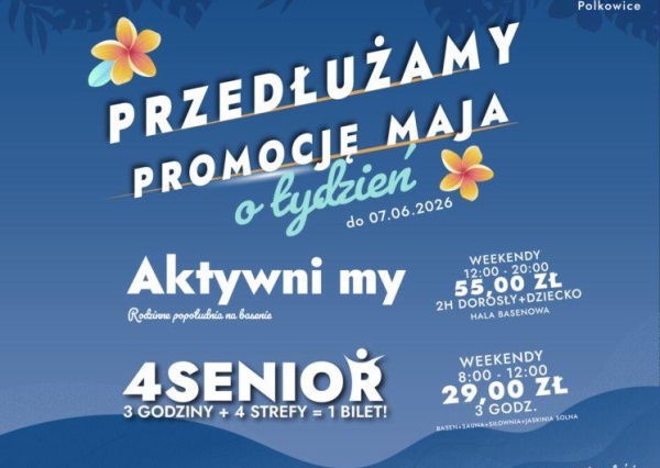 „Lato na fali” w Aquaparku Polkowice.