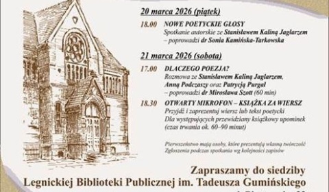 Światowy Dzień Poezji w Legnicy