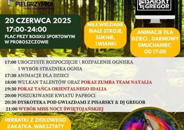 Już w piątek magiczna Noc Świętojańska pod Ostrzycą