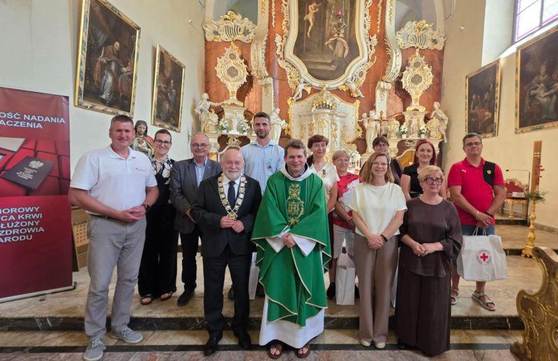 Krew i odznaczenia, szósta akcja krwiodawstwa w Klasztorze Franciszkanów w Złotoryi