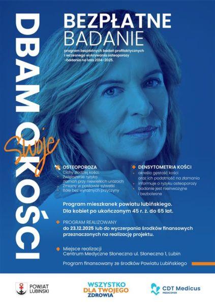 Bezpłatne badania profilaktyczne: wczesne wykrycie osteoporozy w CDT Medicus
