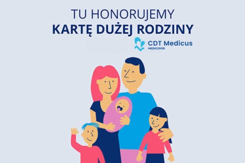 Karta dużej rodziny w CDT Medicus