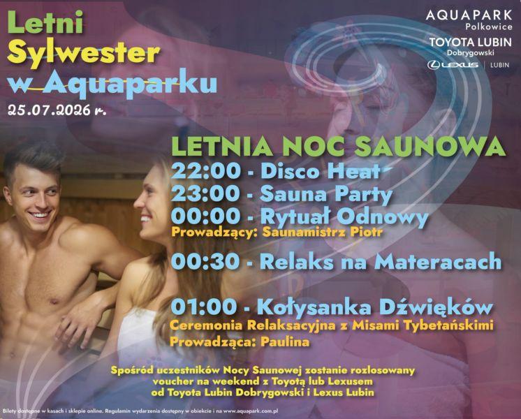 Przed nami Letnia Noc Saunowa