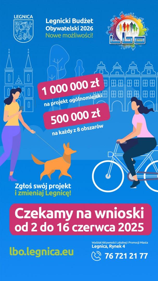 Legnicki Budżet Obywatelski 2026. 2 czerwca start kolejnej edycji